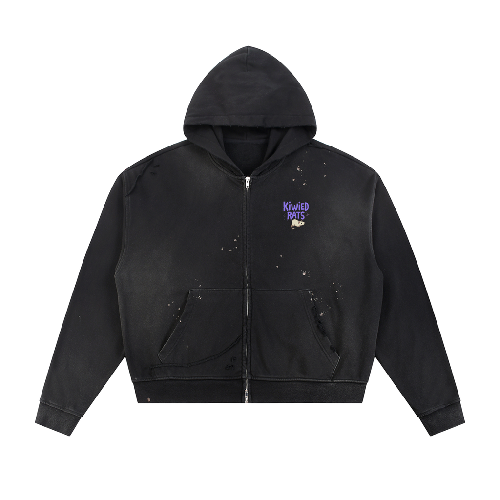 Space Rat Zipper Hoodie