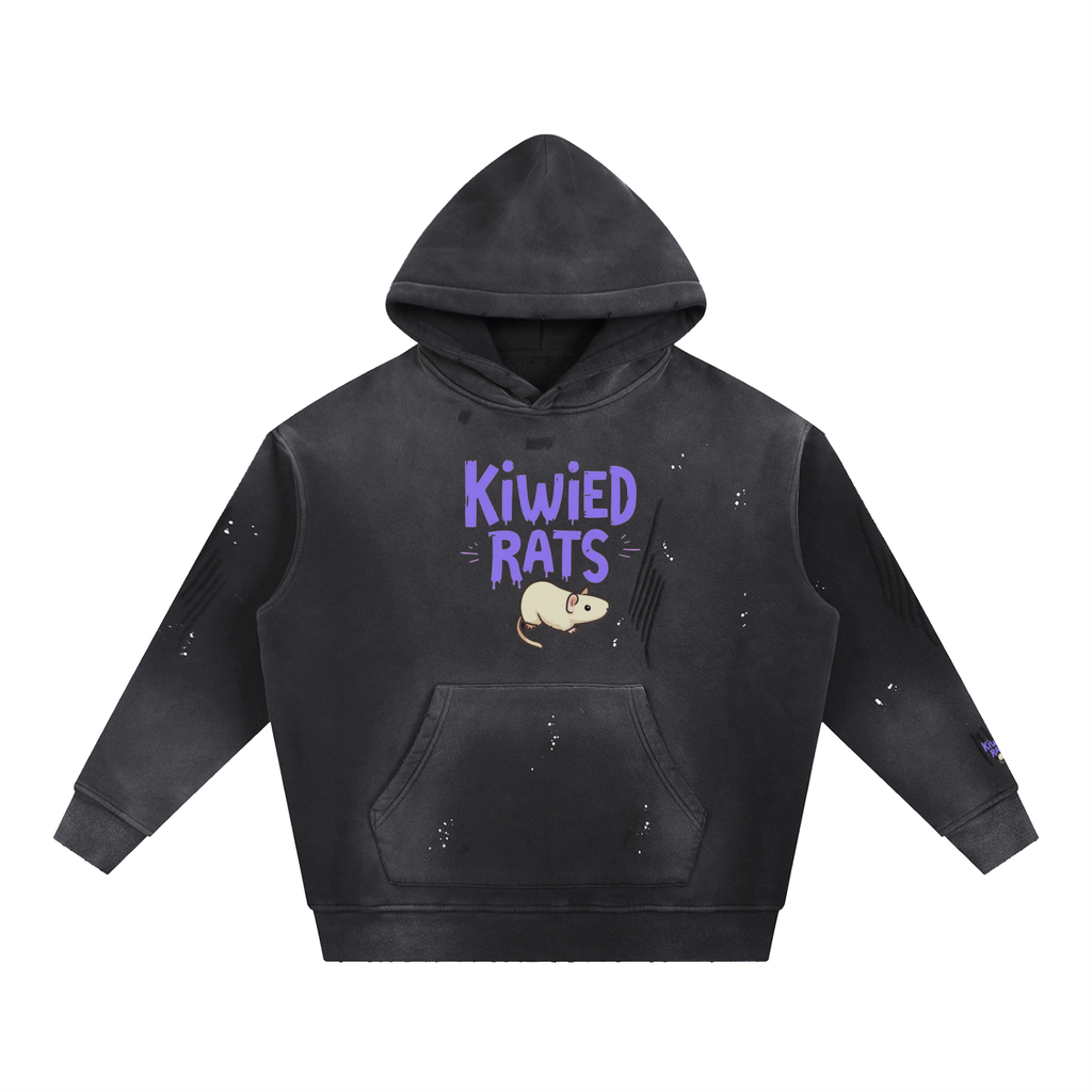 Kiwied Rats Fleece Hoodie