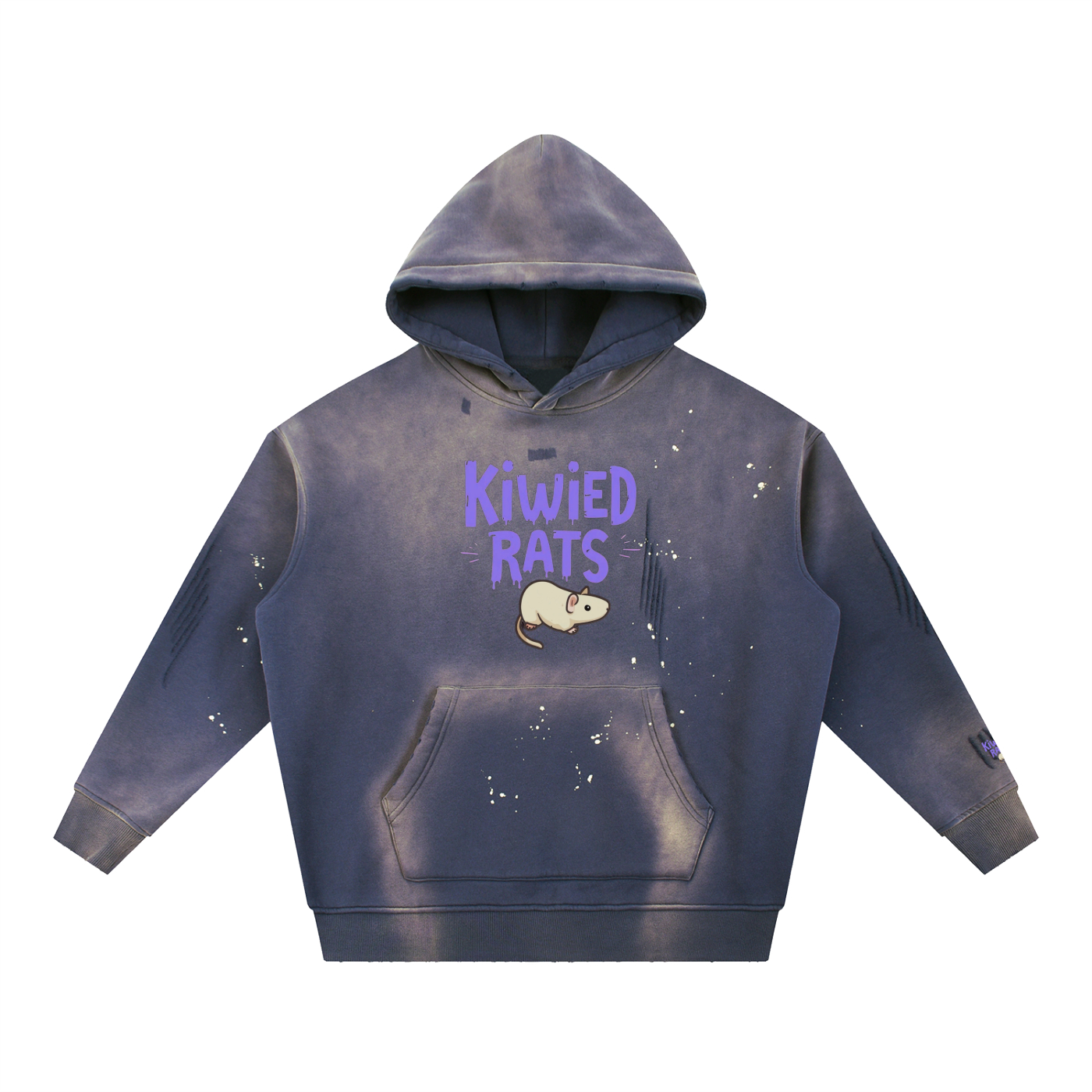 Kiwied Rats Fleece Hoodie