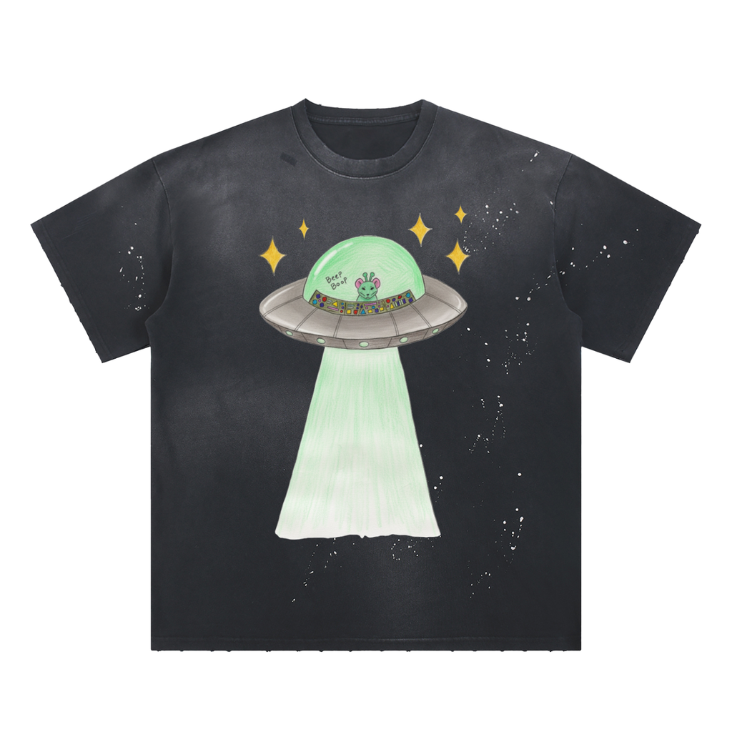 Space Rat Star Splatter T-Shirt
