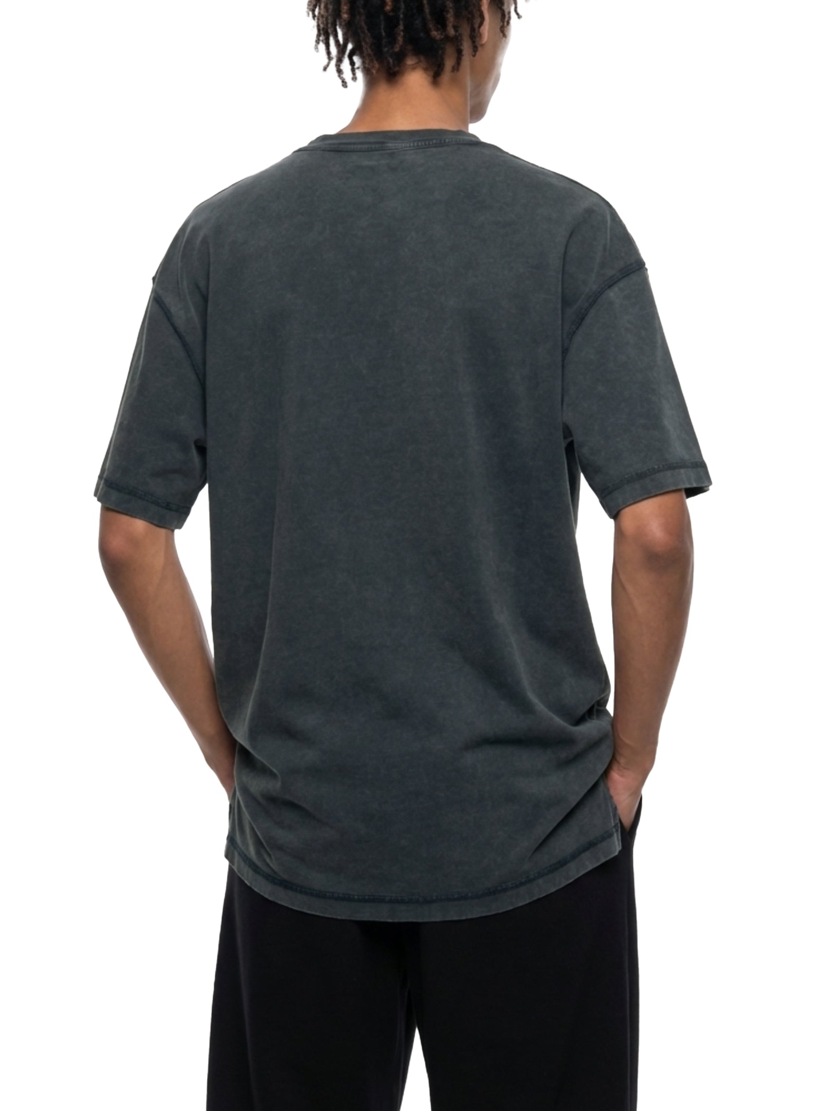 Cat In An Olive Mineral T-Shirt